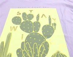 Name It orchid bloom top print